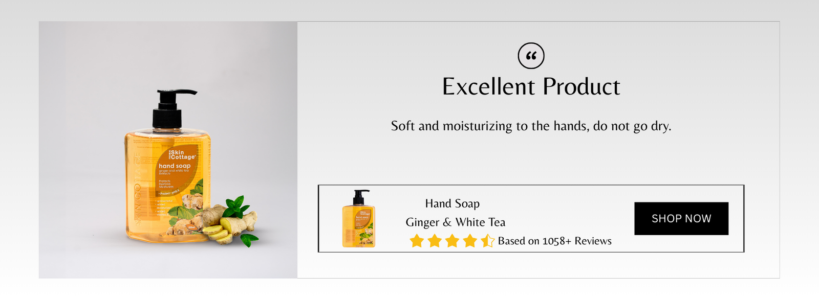 Hand Soap Ginger White Tea